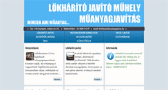 Desktop Screenshot of muanyagjavitas.hu
